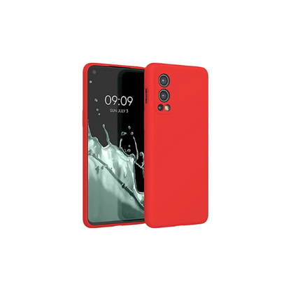 One Plus Nord 2  Back Cover (Silicone + Inner Side Cloth) soft