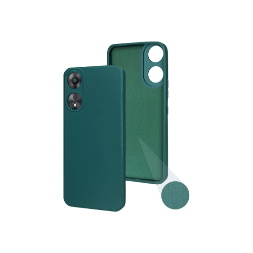 Oppo A78 (5G) Back Cover ( Silicone + Cloth) soft