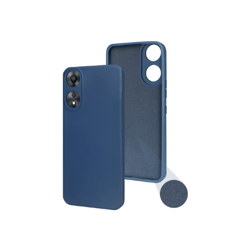 Oppo A78 (5G) Back Cover ( Silicone + Cloth) soft