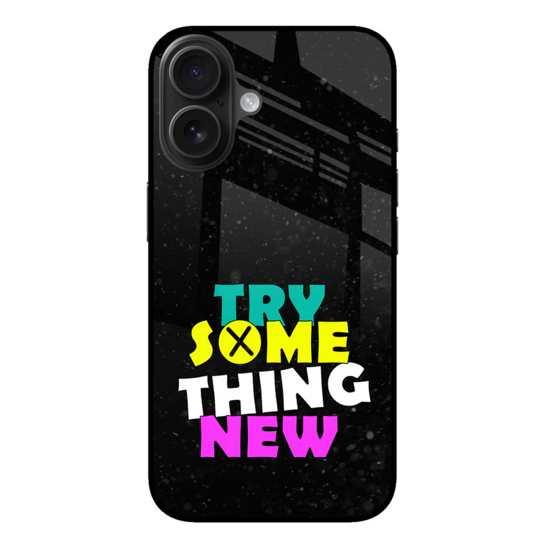 Try Something New iPhone 16 Glass Case