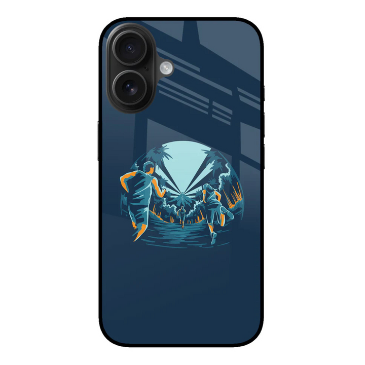 Team Run iPhone Glass Case