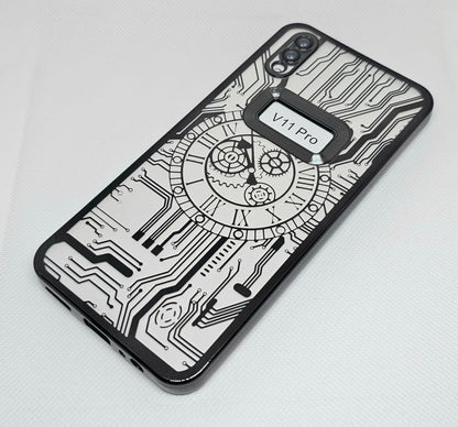 Vivo V11 Pro Back Cover with CD Watch Machine Design soft