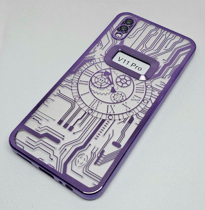 Vivo V11 Pro Back Cover with CD Watch Machine Design soft