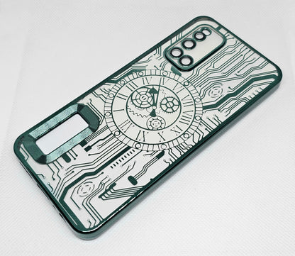 Vivo V19 (2020)  Back Cover with CD Watch Machine Design soft