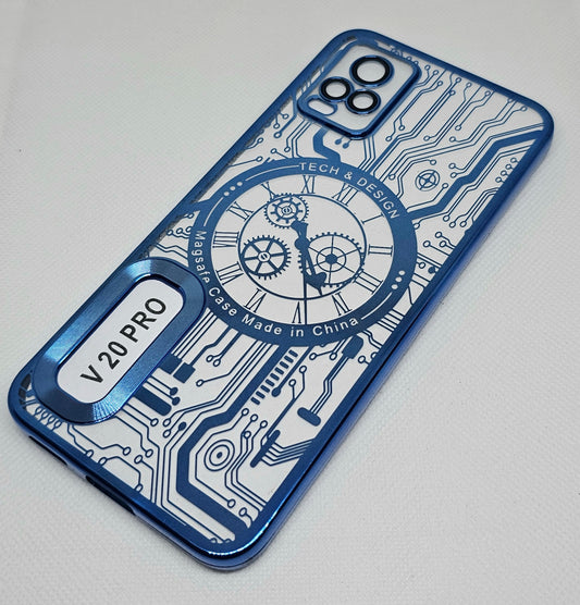Vivo V20 Pro Mobile CD Watch Machine Design Back Cover