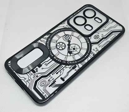 Vivo V25 Mobile CD Watch Machine Design Back Cover