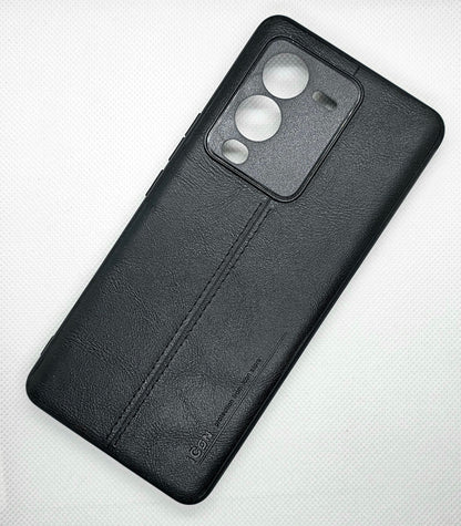 Luxurious Leather Vivo V25 pro Mobile Back Cover