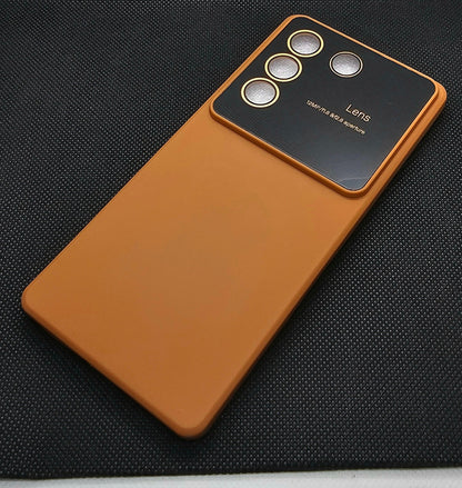 Vivo  V27 Pro Mobile Silicone Back Cover with Protective Lens