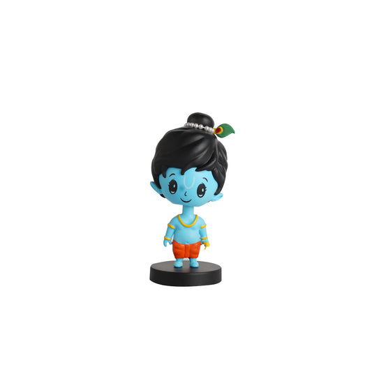Lord krishna Bobble Head  Idol for Car Dashboard, Home Decor | Spiritual God Statue for Kids | Cute Bobblehead Toy Gift | Murti Figurine