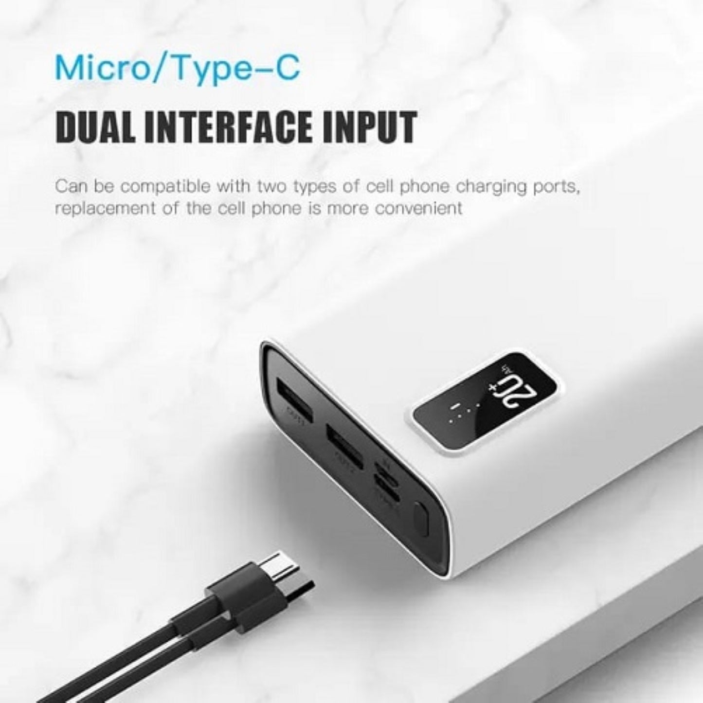 Amytel 20,000 mah Fast Charging Power bank with 25 watt with indicator( 6 month warranty)