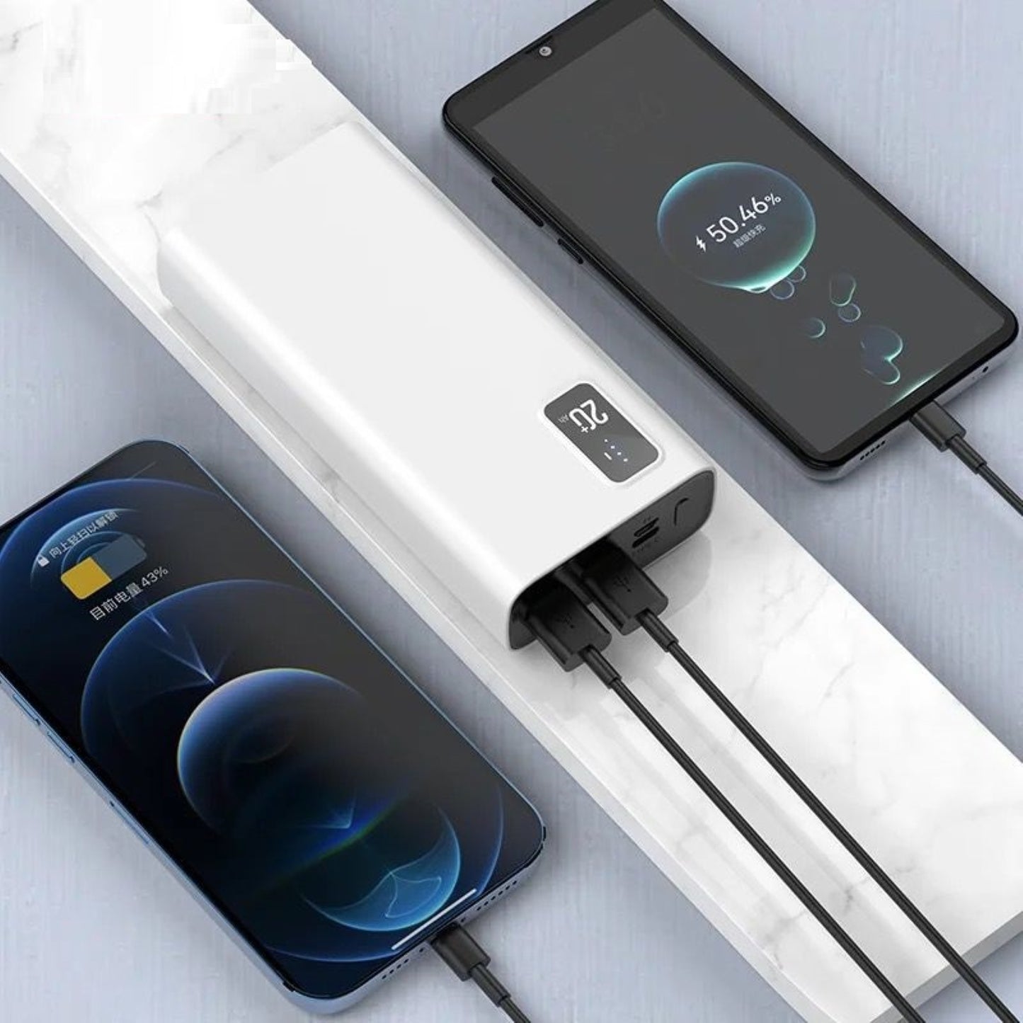 Amytel 20,000 mah Fast Charging Power bank with 25 watt with indicator( 6 month warranty)