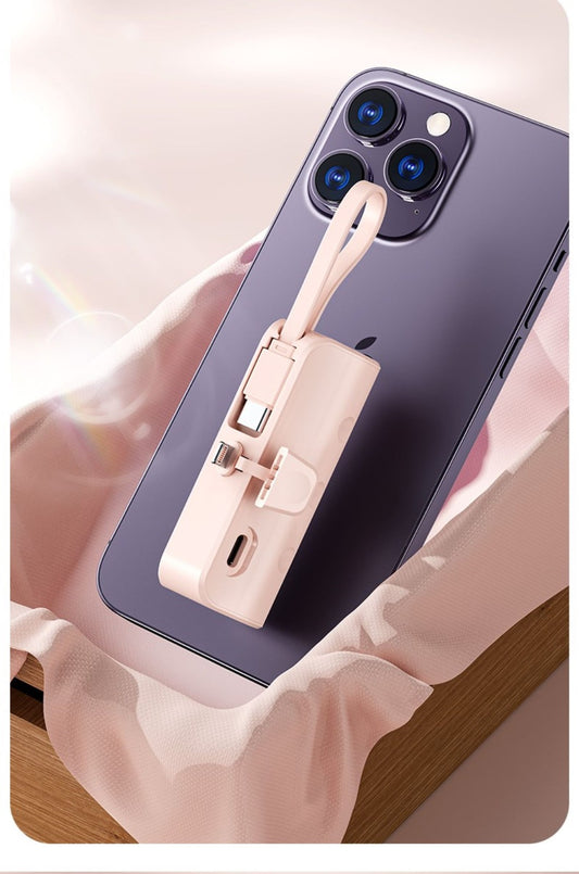 Amytel 15watt Fast Charging Key Chain Power Bank with 5000mah For Iphone series ( 6 Month Warranty)