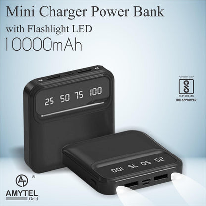 Futunex 10,000 Mah 18watt Fast Charging compact Power bank ( 6 Months Warranty)