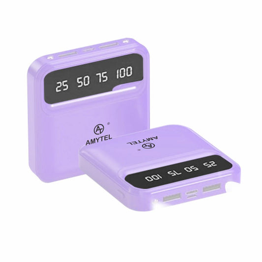 Amytel 10,000 Mah 18watt Fast Charging compact Power bank ( 6 Months wararnty c )