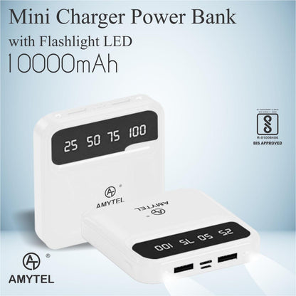 Futunex 10,000 Mah 18watt Fast Charging compact Power bank ( 6 Months Warranty)