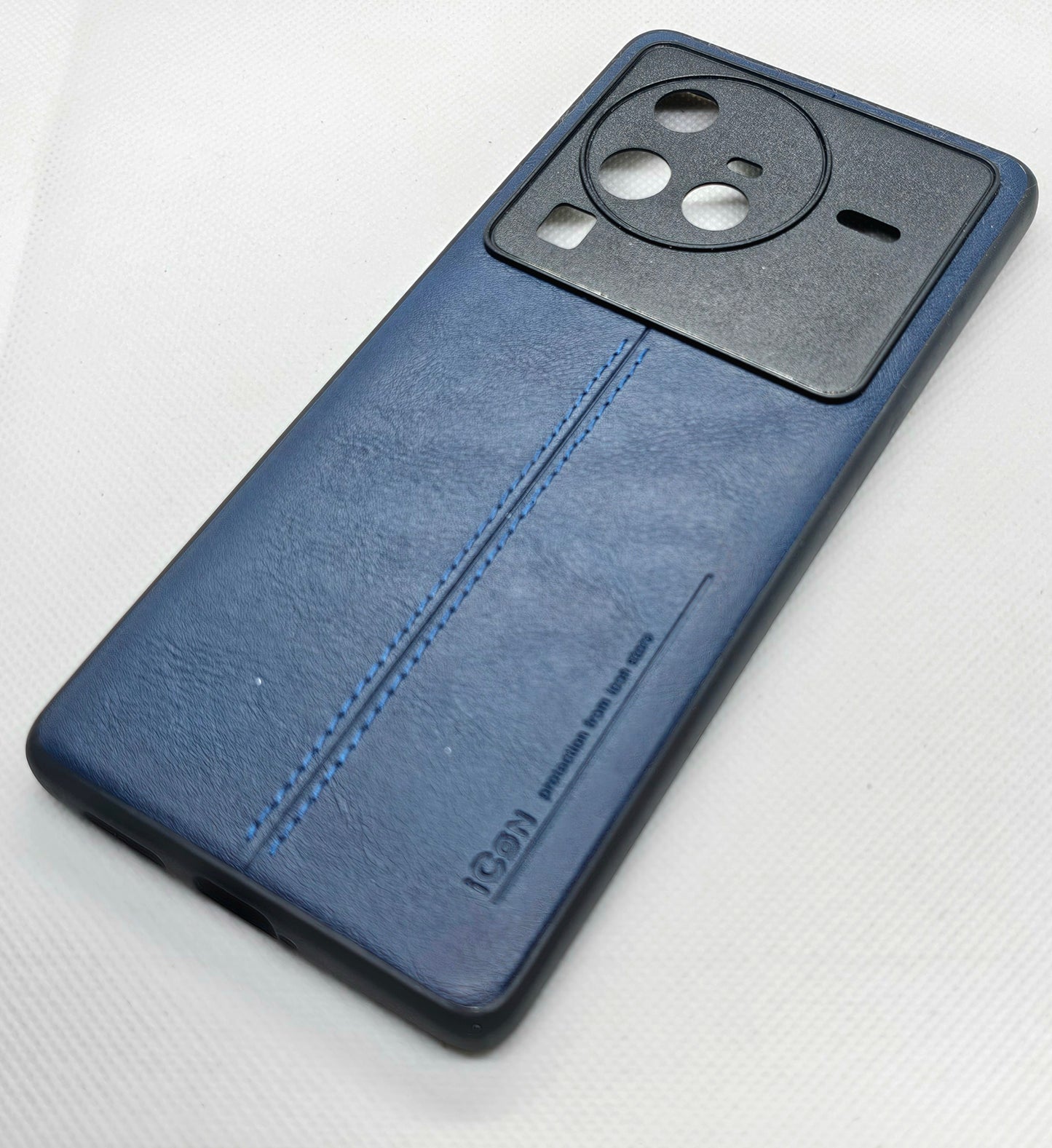 Luxurious Leather Vivo X80 Pro Mobile Back Cover