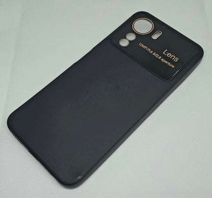 Vivo Y16/ Y56 Mobile Silicone Back Cover with Protective Lens