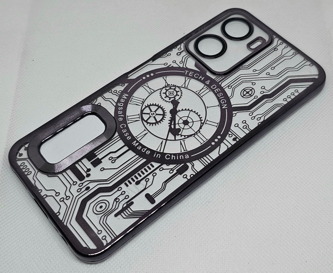 Vivo Y16 / Y56 Mobile  CD Watch Machine Design Back Cover