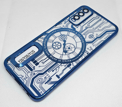 Vivo Y20/Y20 i  Mobile CD Watch Machine Design Back Cover