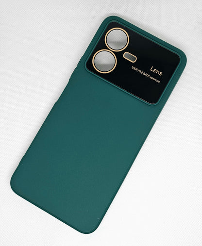 Vivo Y22 (4G)Mobile Silicone Back Cover with Protective Lens