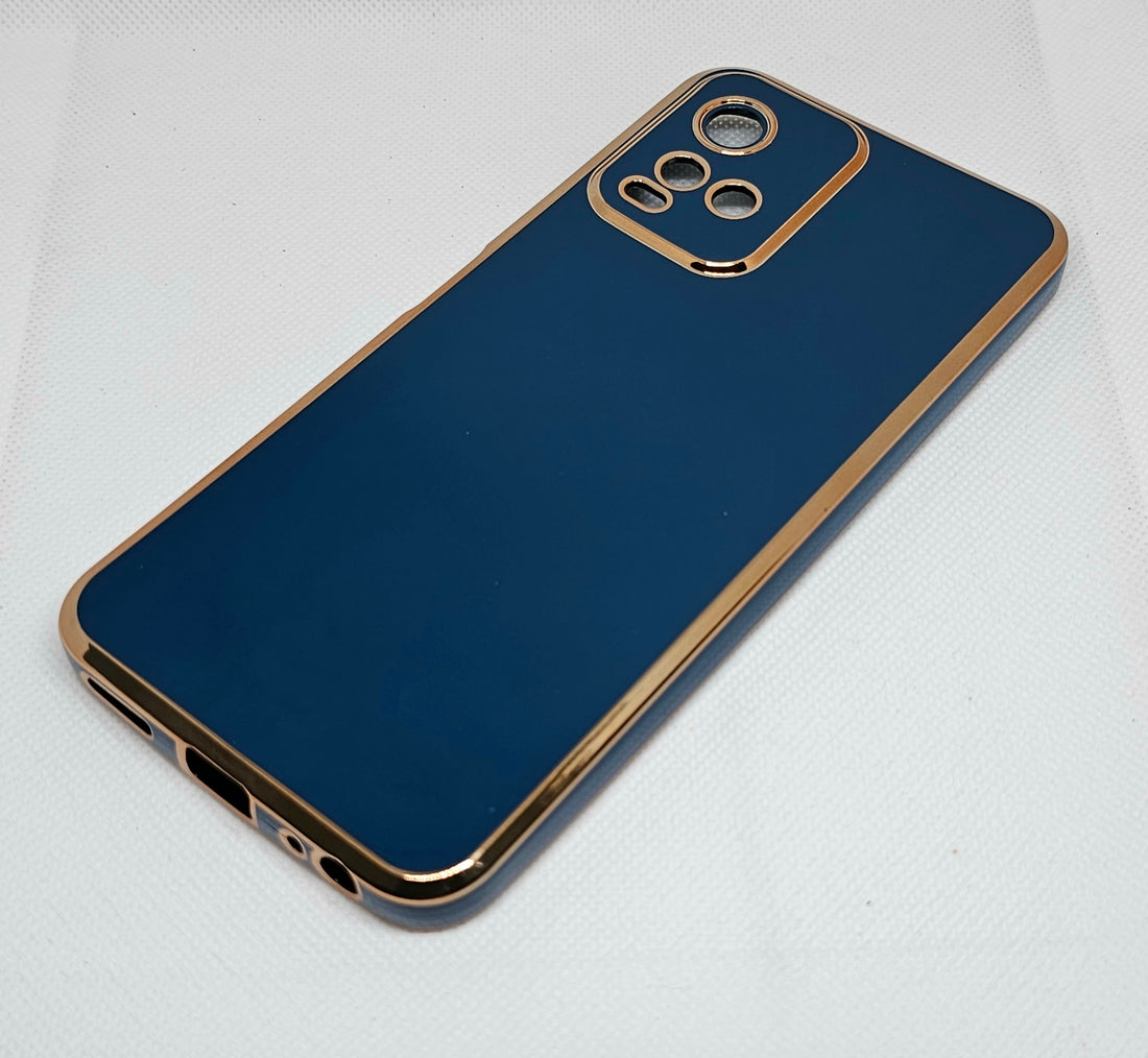 Vivo Y33s/Y21 6D Chrome Back Cover soft