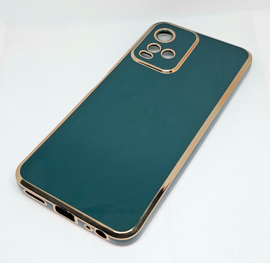 Vivo Y33s/Y21 6D Chrome Back Cover soft