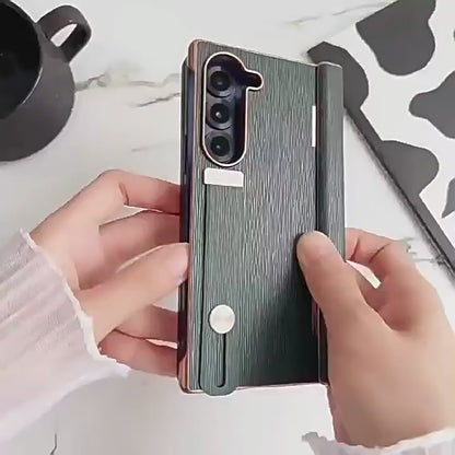 Samsung Z Fold Series Wind Shadow Hinge Wristband All-Inclusive Foldableing Mobile Phone Case (Exclusive)