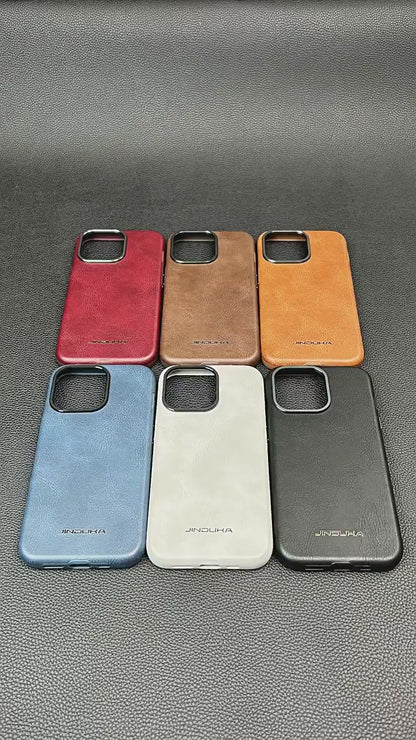 Apple Iphone series Leather Magnetic Phone Case (Exclusive)