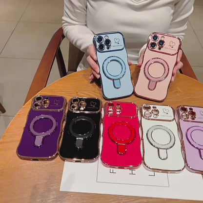Apple Iphone New Wave Double Heart Large Window Case (Exclusive)