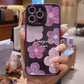 Apple Iphone 15 Plus Purple Rose Back Cover