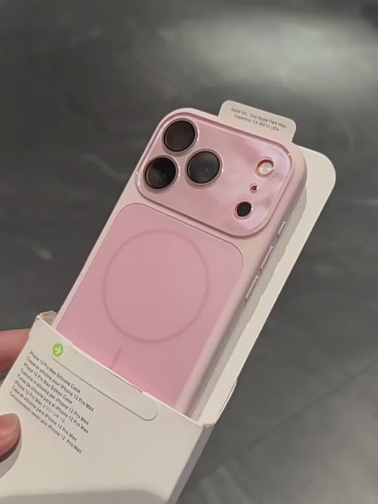 Apple Iphone Magnetic style silicone case (Exclusive)