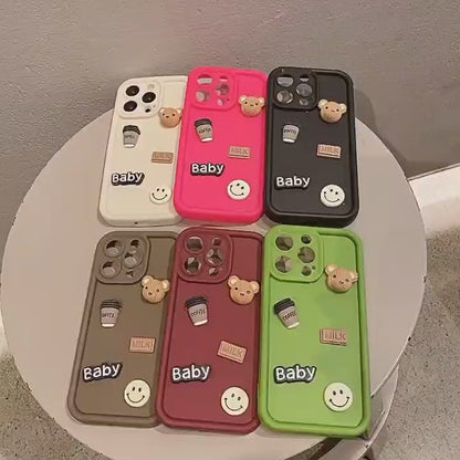 Apple Iphone 15 Teddy Mobile back cover