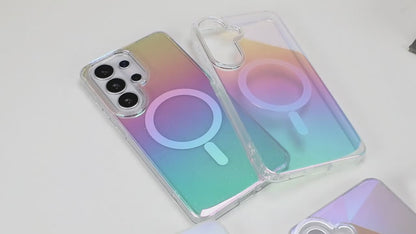Samsung Ultra series Frosted Gradient Transparent Anti-Fall Protective Case (Exclusive)