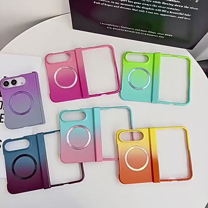 Apple Iphone Ultra Fold Liquid gradient magnetic folding three-piece case (Exclusive)