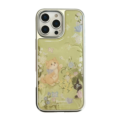 Apple iPhone Oil Painting design cat ( Exclusive)