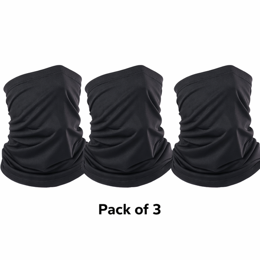 Premium Bandana for Men & Women | Super soft | Odour free & Breathable Multipurpose usage ( Pack of 3 )