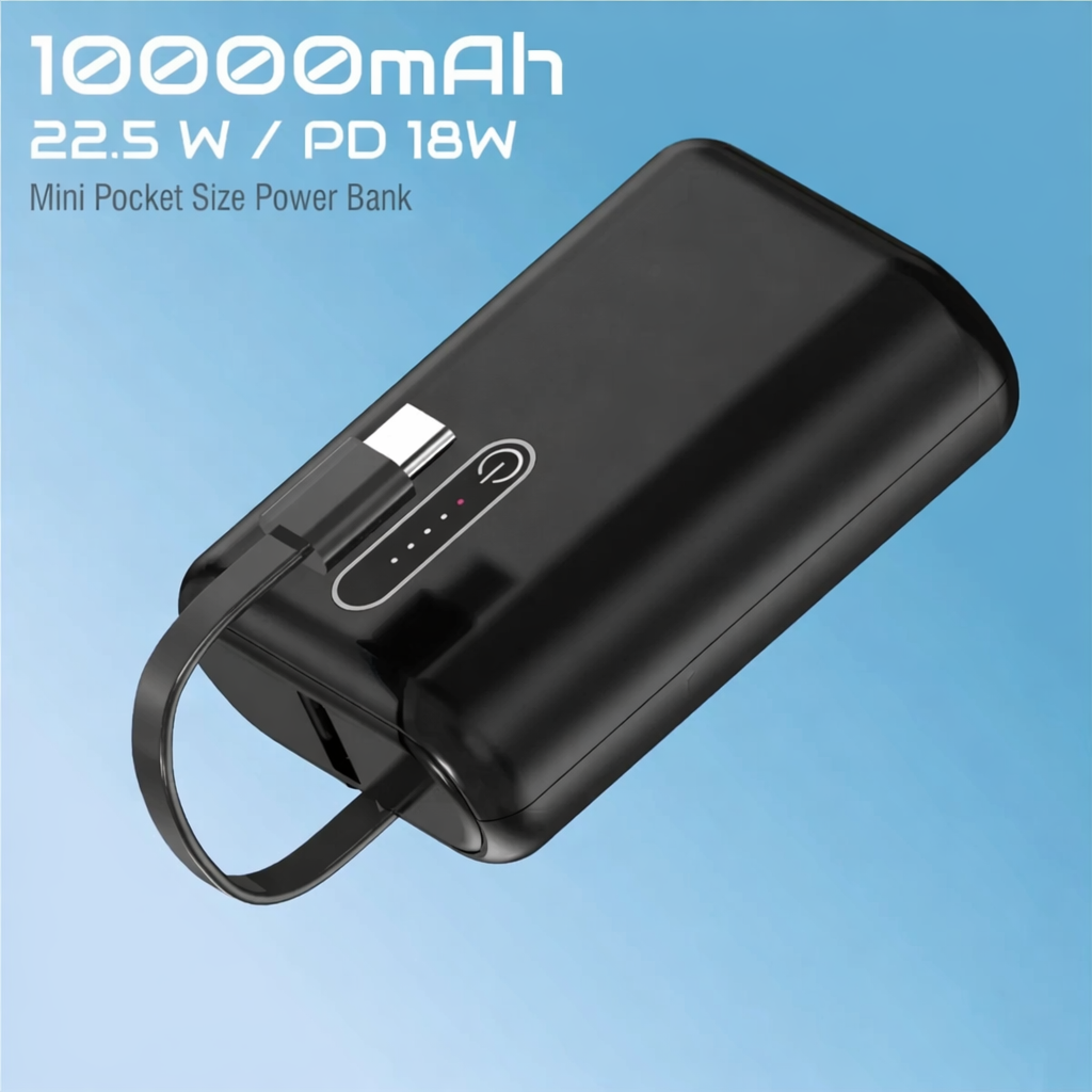 Amytel Compact 10,000 Mah 22.5watt fast charging Power Bank (Copy)