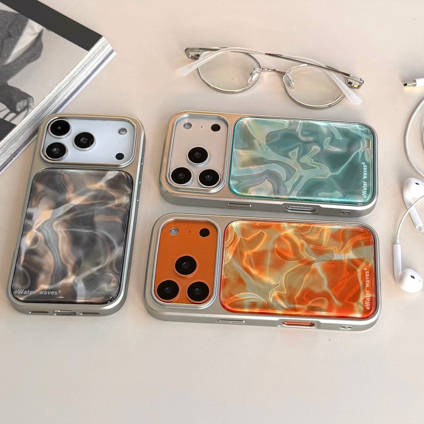 Apple Iphone Korean High-End Water Ripple Electroplating Case (Exclusive)