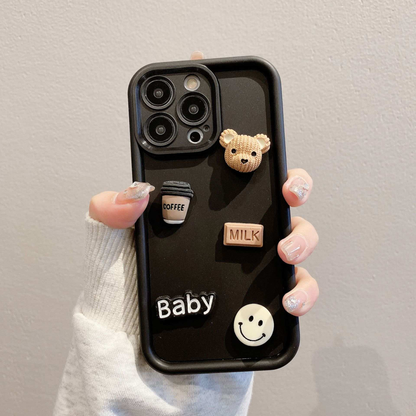 Apple Iphone 15 pro max Teddy Mobile Back Cover