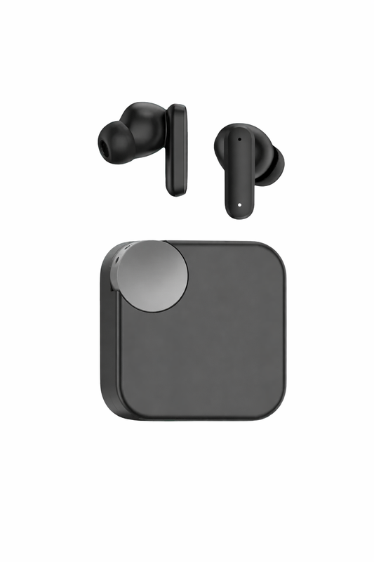 Amytel Wireless Earbuds with Bluetooth and Touch Sensor Square Design ( 6 months Warranty)