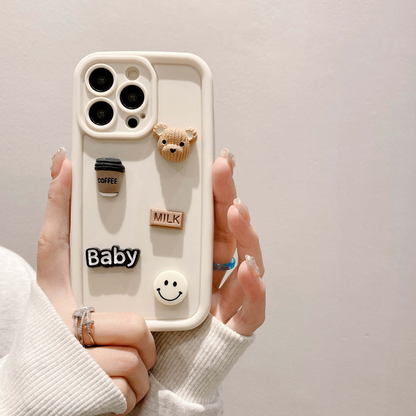 Apple Iphone 15 plus Teddy Mobile Back cover