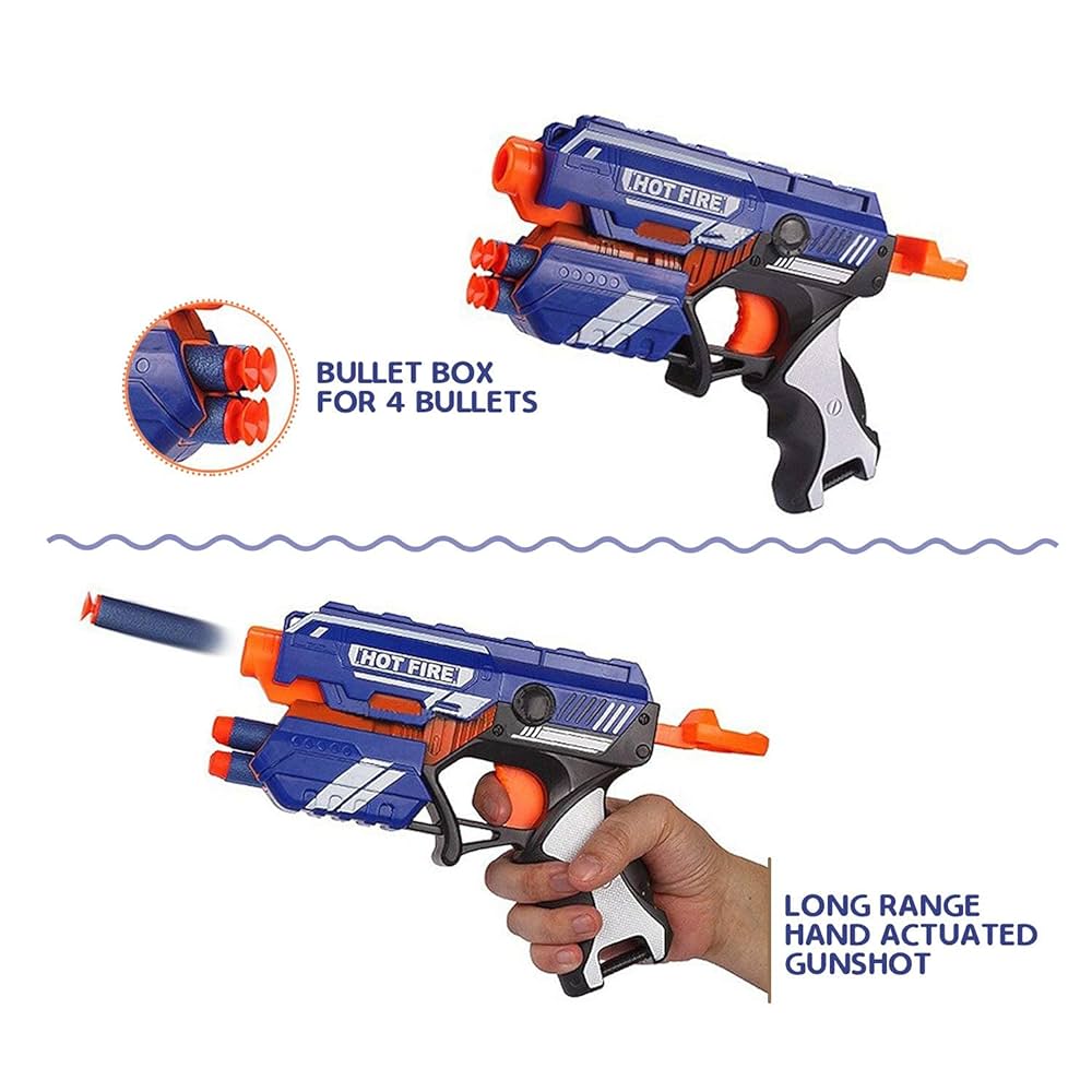 Blaze Storm Gun Toy unbreakable, safe and long range comes Guns and Dart