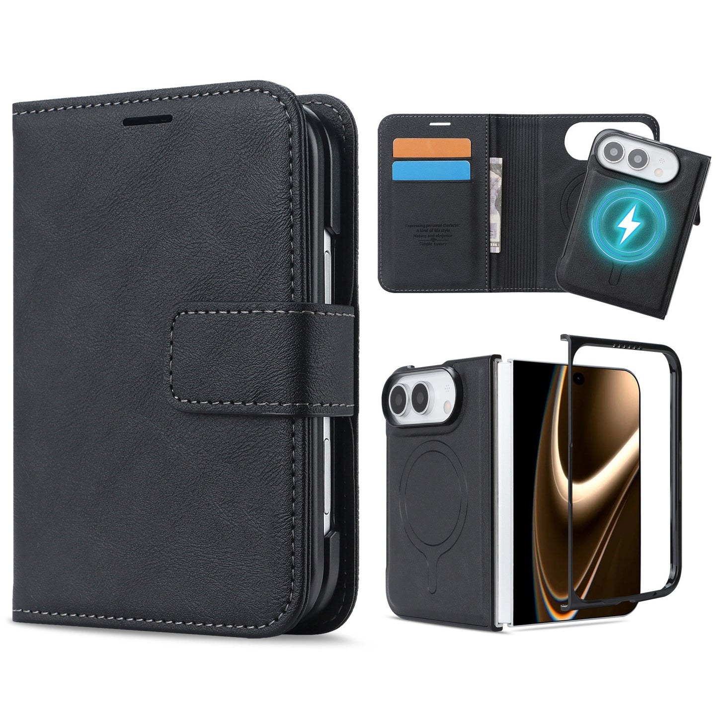 Apple Iphone Ultra fold SIM card slot, anti-theft, full coverage, shockproof, and drop-proof Case