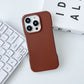 Apple Iphone 15 Leather Border Less Magsafe Compatible Back cover