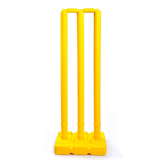 Cricket Stumps with Stand cricket plastic wickets with Stump stand.