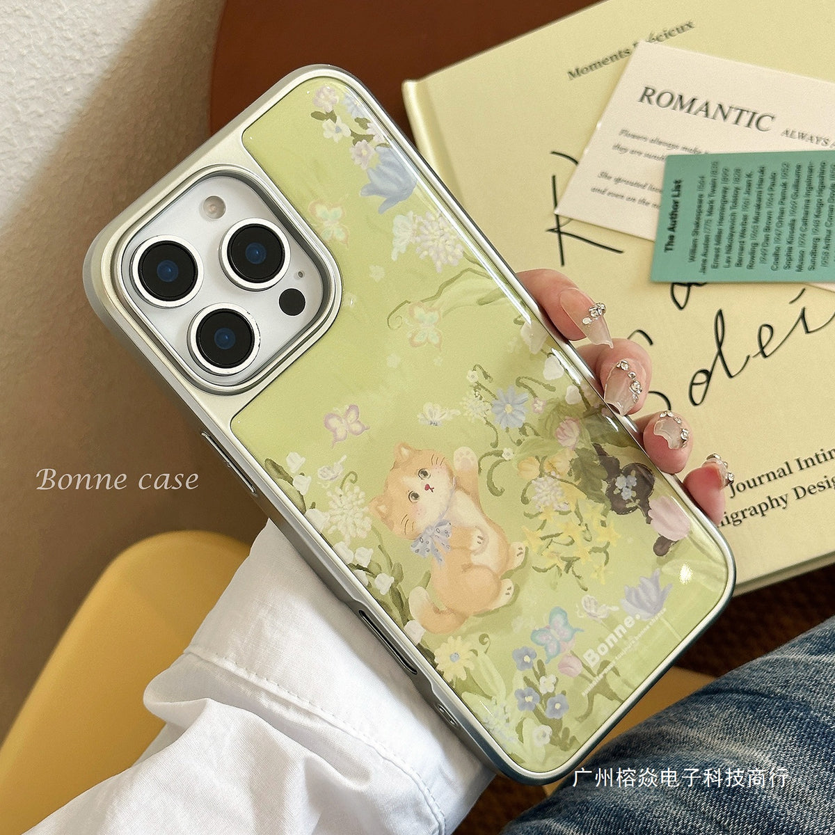 Apple iPhone Oil Painting design cat ( Exclusive)