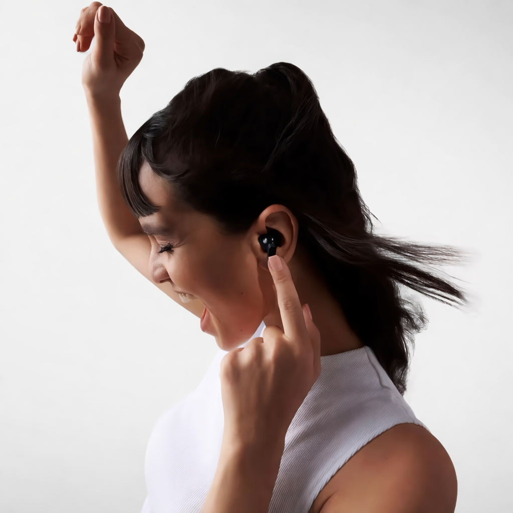 Amytel Wireless Earbuds with Bluetooth and Touch Sensor Square Design ( 6 months Warranty)