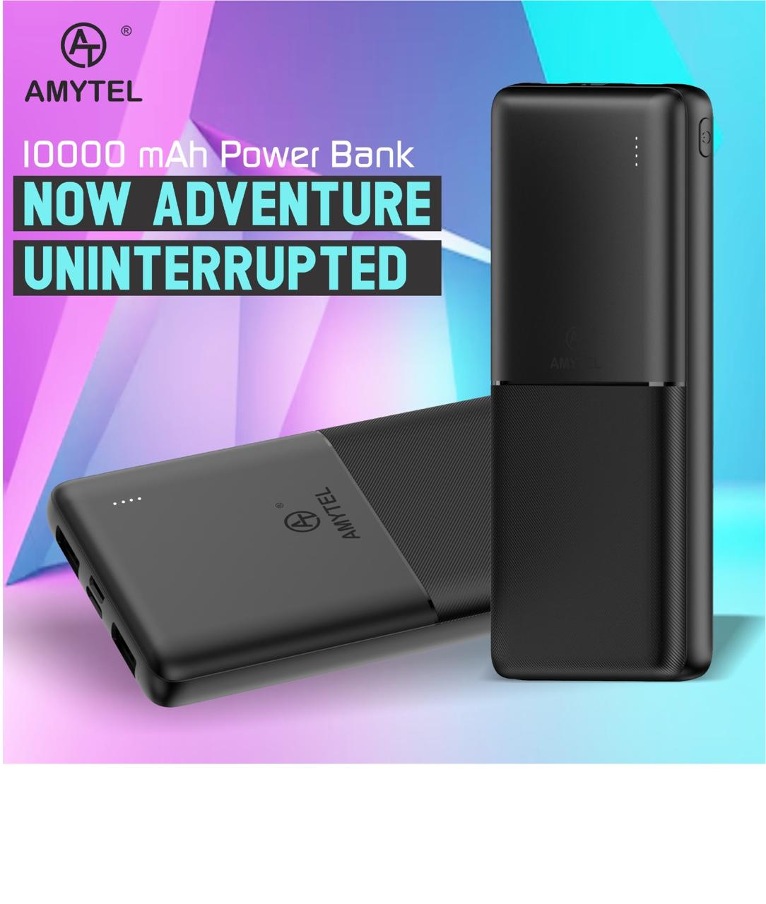 Amytel Fast Charging Power Bank with 18watt Capacity 8000mah (6 Month Warranty)