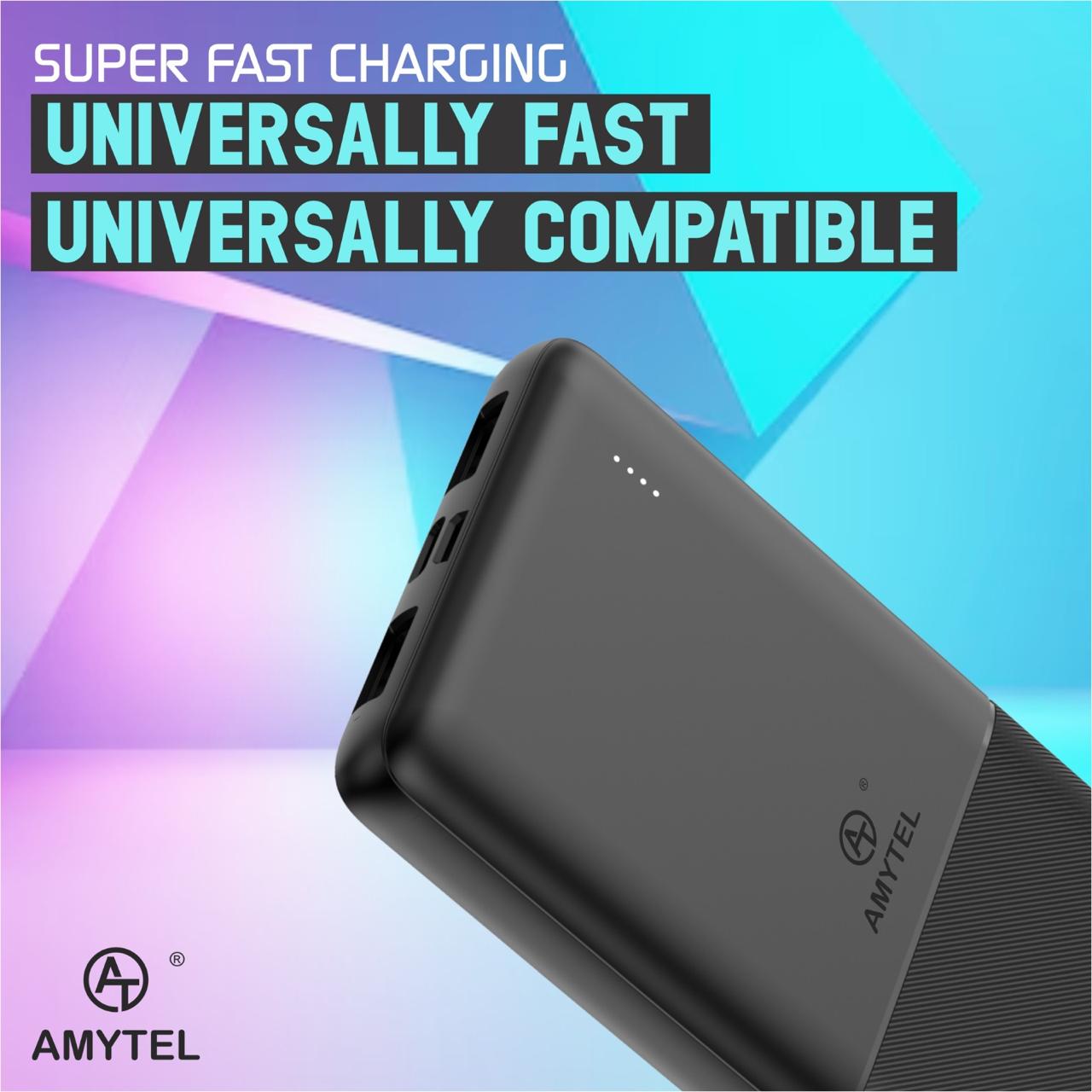 Amytel Fast Charging Power Bank with 18watt Capacity 8000mah (6 Month Warranty)