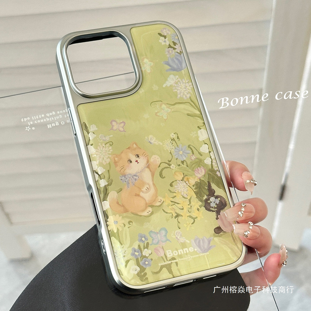 Apple iPhone Oil Painting design cat ( Exclusive)